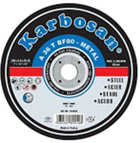Karbosan Metal 180 x 3.0 x 22 (25/Paket) (150/Koli)